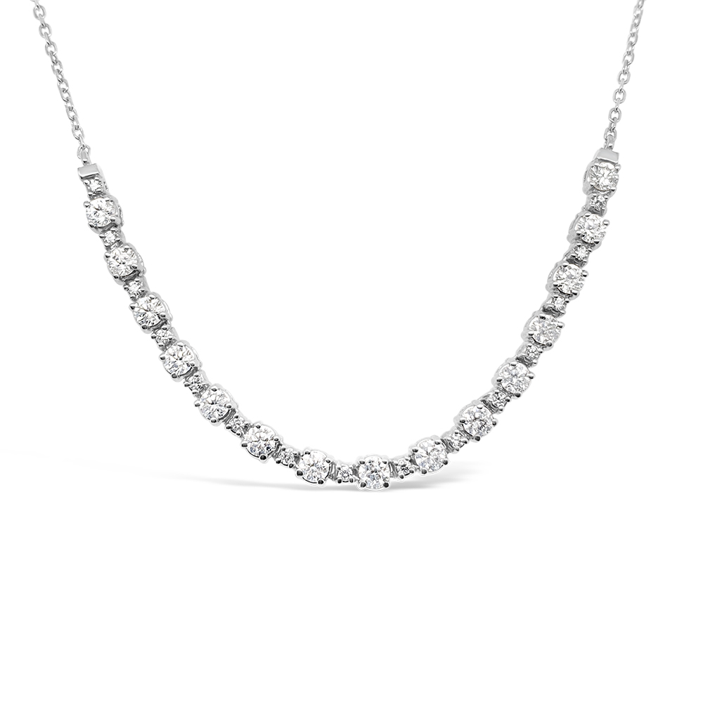 Clara By Martin Binder Diamond Station Necklace (1.61 Ct. Tw.)