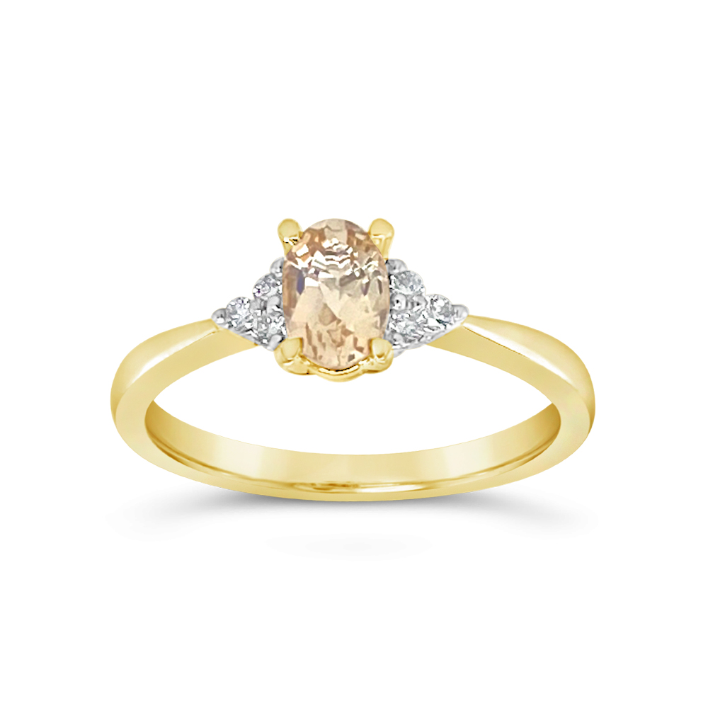 Irisa By Martin Binder Morganite & Diamond Accent Ring