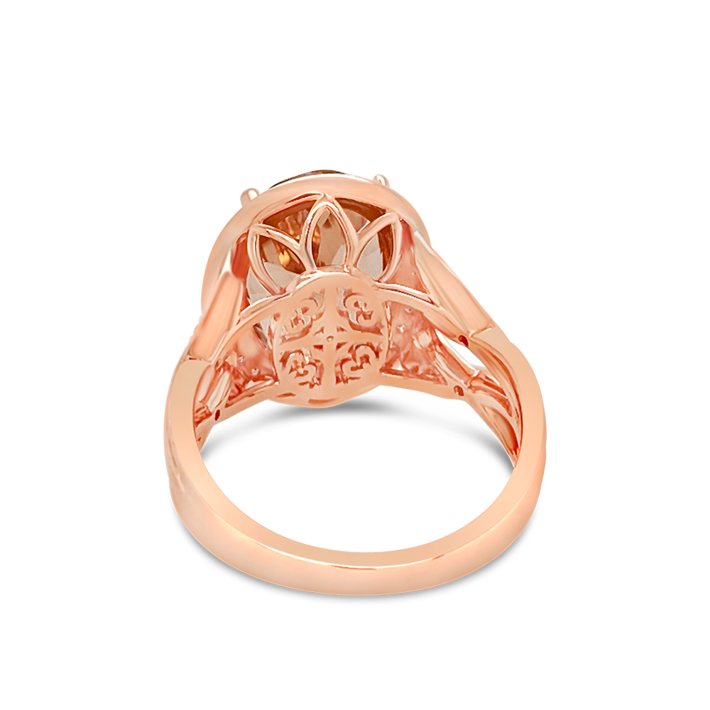 Irisa By Martin Binder Morganite & Diamond Cocktail Ring