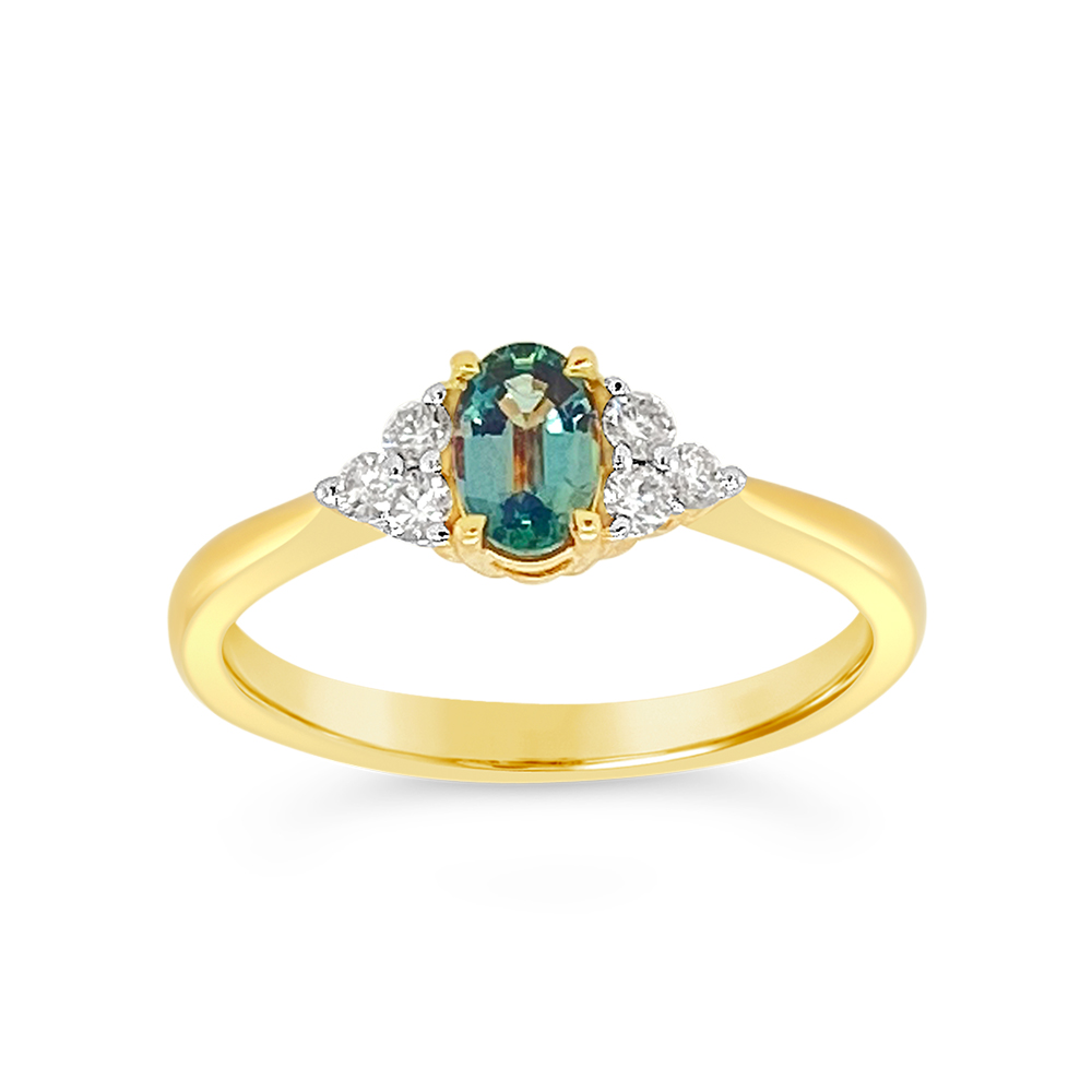 Irisa By Martin Binder Alexandrite & Diamond Accent Ring