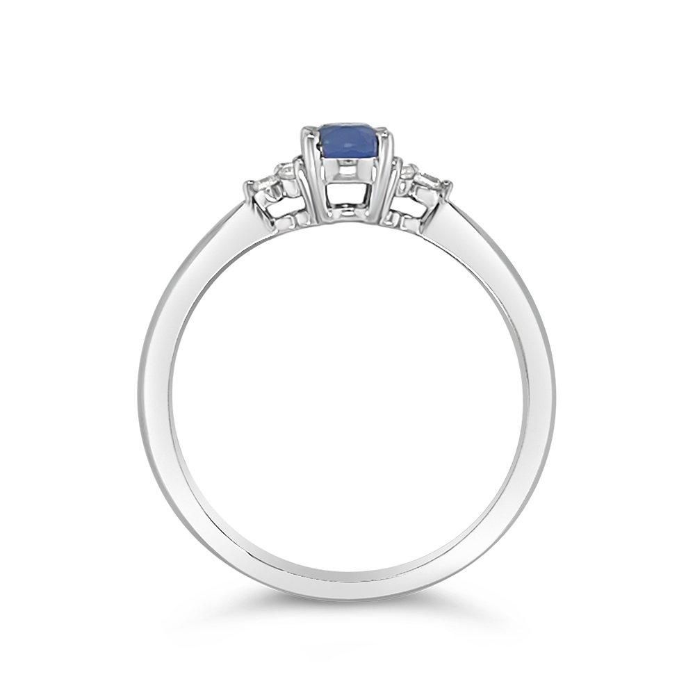 Irisa By Martin Binder Blue Sapphire & Diamond Accent Ring