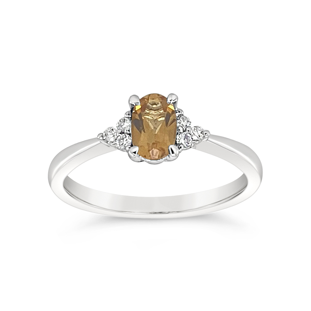 Irisa By Martin Binder Citrine & Diamond Accent Ring