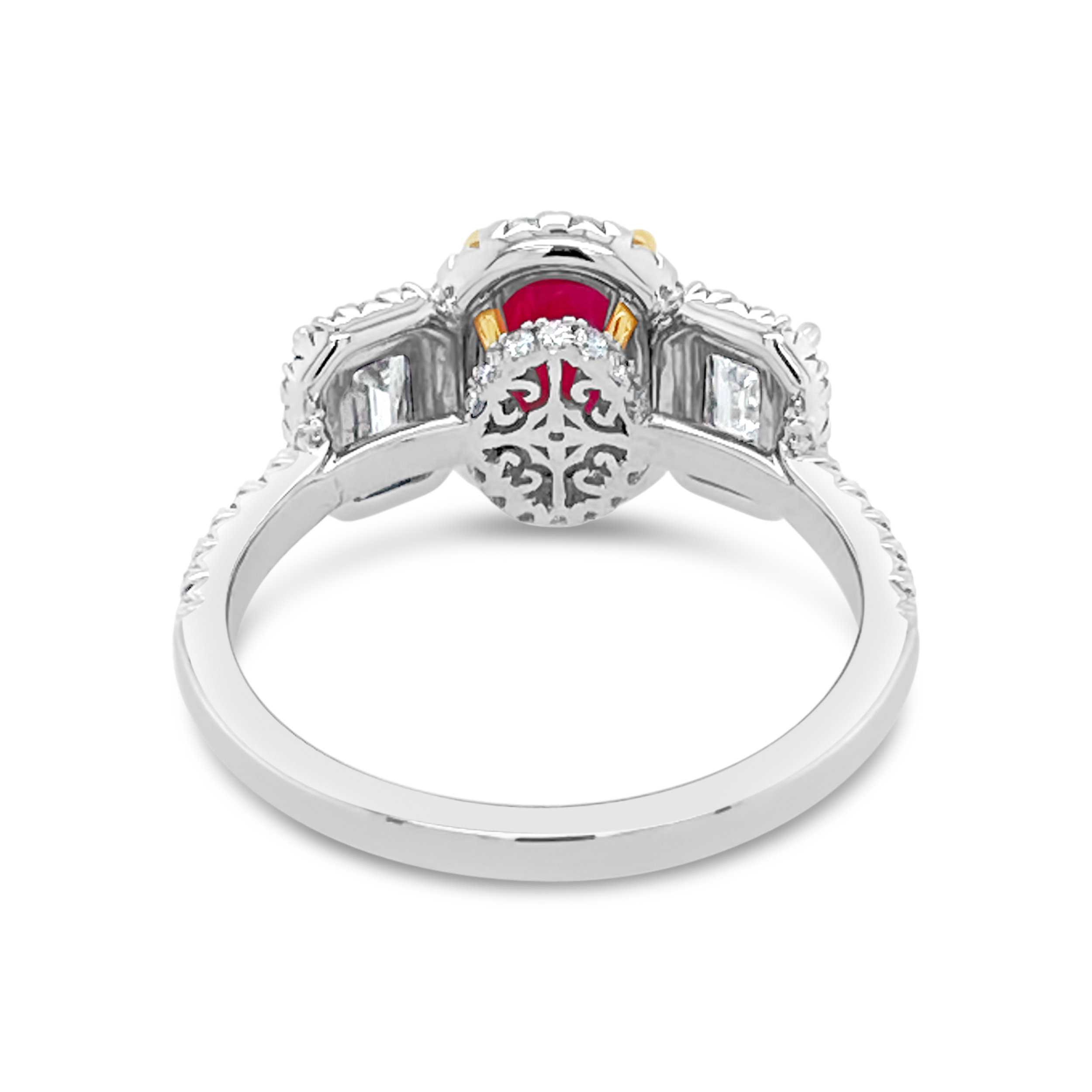 Irisa By Martin Binder Ruby & Diamond Statement Ring