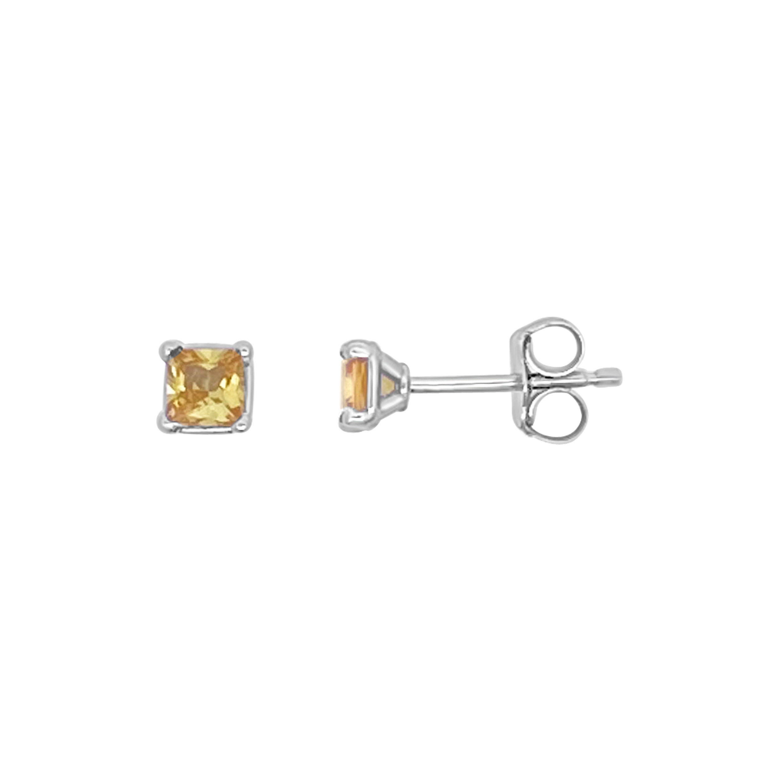 Irisa By Martin Binder Yellow Sapphire Stud Earrings