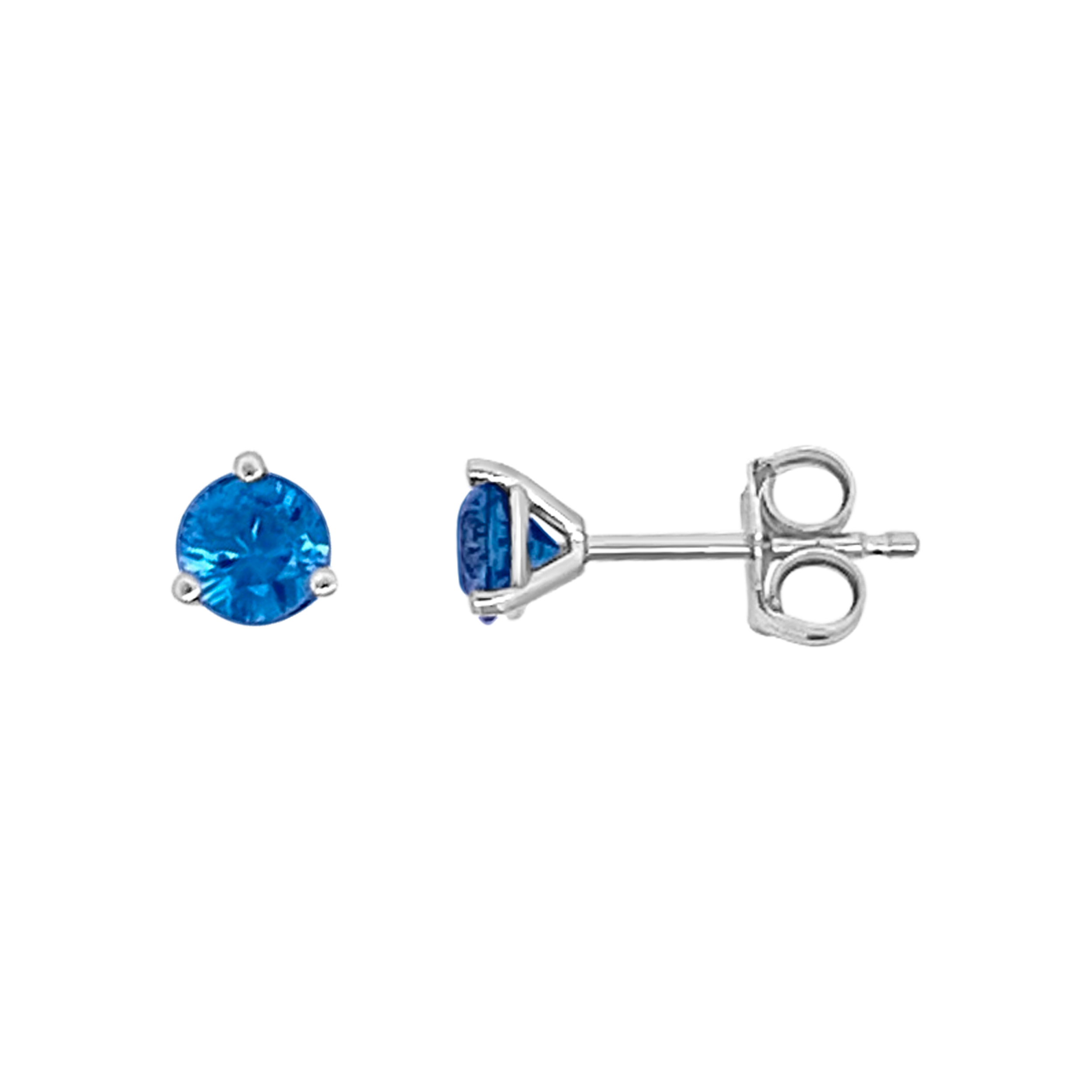 Irisa By Martin Binder Blue Zircon Stud Earrings