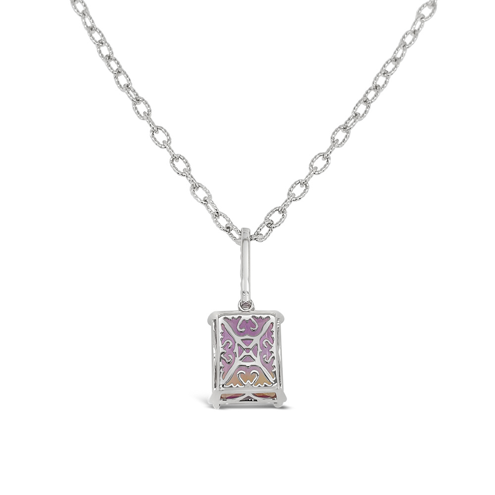 Irisa By Martin Binder Statement Ametrine & Diamond Necklace