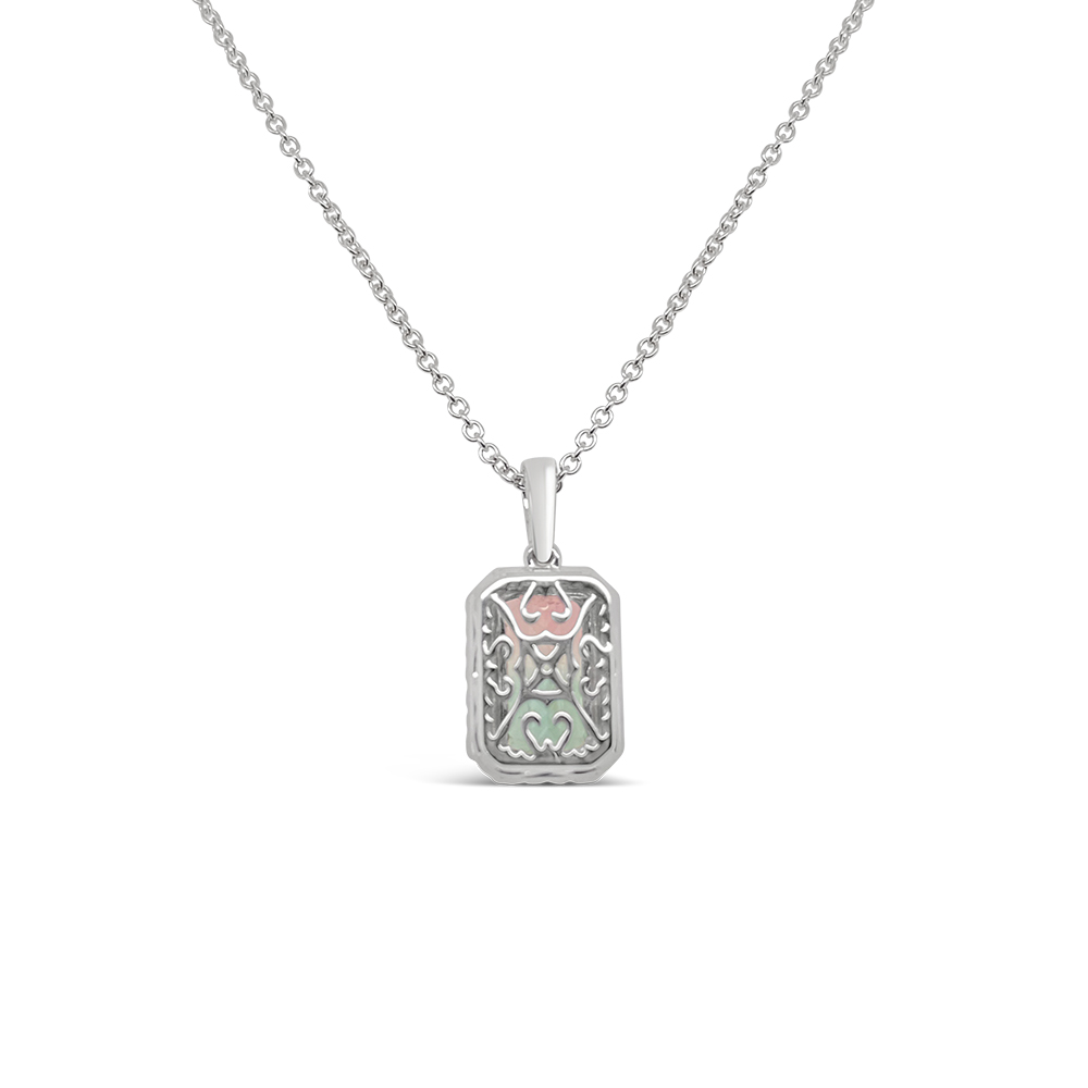 Irisa By Martin Binder Bi-color Tourmaline & Diamond Pendant Necklace