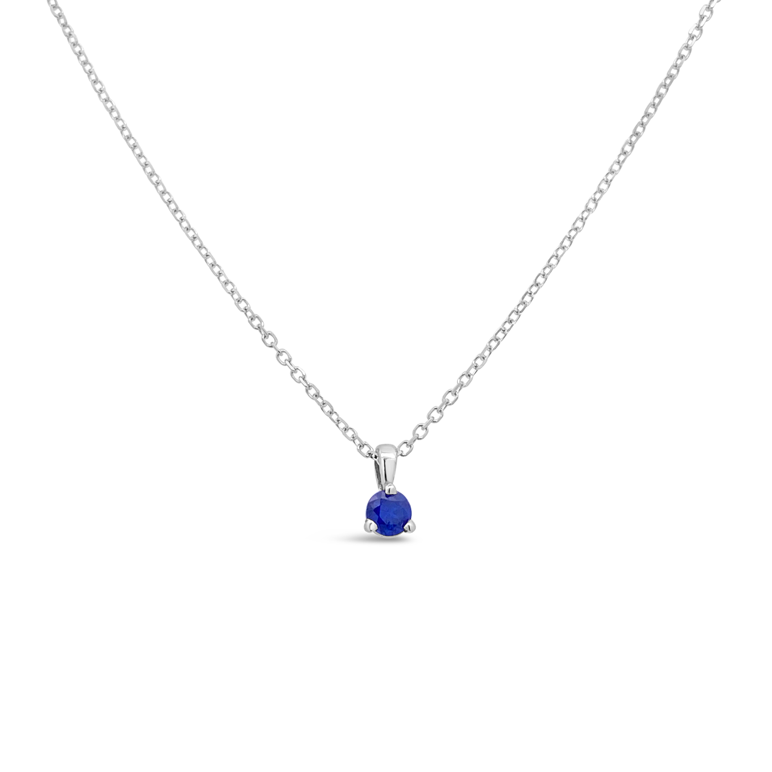 Irisa By Martin Binder Tiny Blue Sapphire Birthstone Charm Pendant