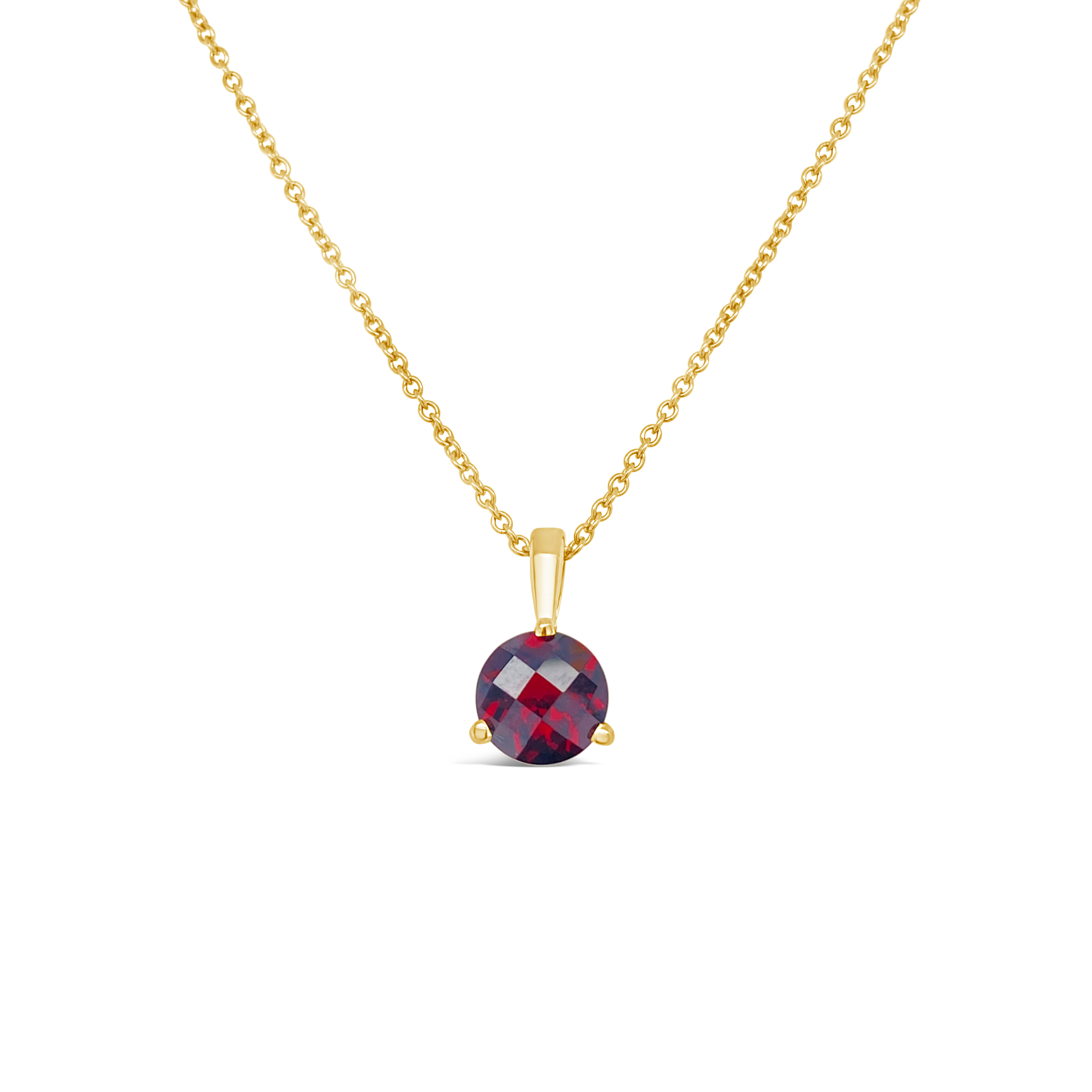 Irisa By Martin Binder Garnet Solitaire Necklace