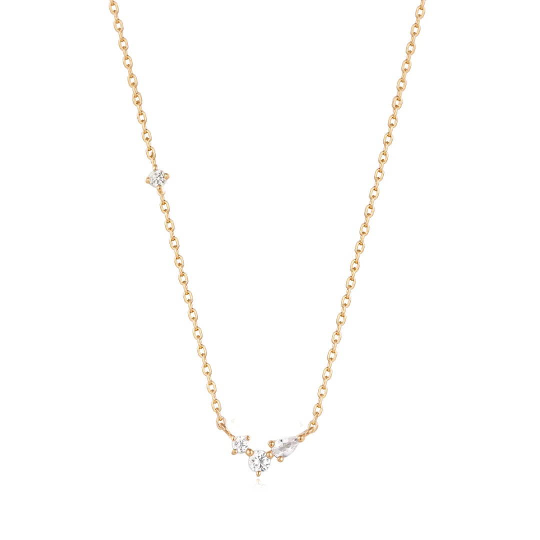 Aurelie Gi Cami White Sapphire Necklace