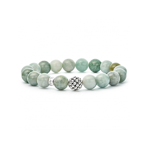 Lagos Maya Jade Beaded Stretch Bracelet - Medium