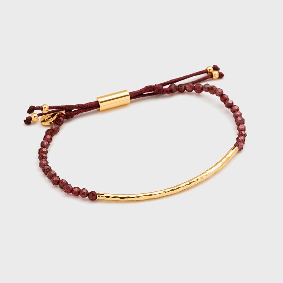 Gorjana Power Gemstone Energy Garnet Yellow Bracelet