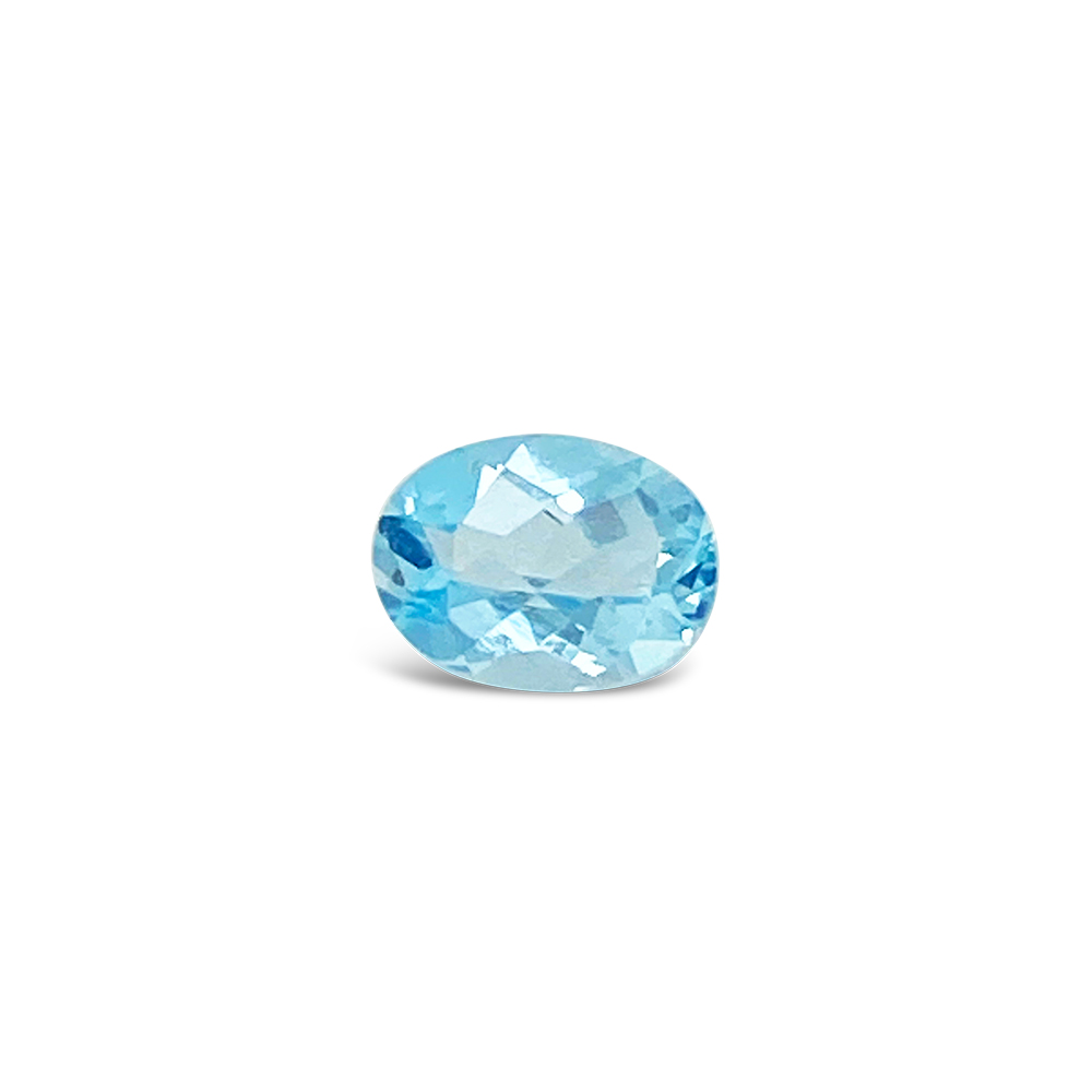 Oval Cut Aquamarine Gemstone (1.09 Ct)