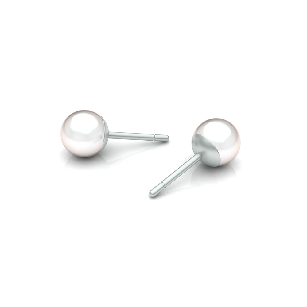 Miyana By Martin Binder Freshwater Pearl Stud Earrings