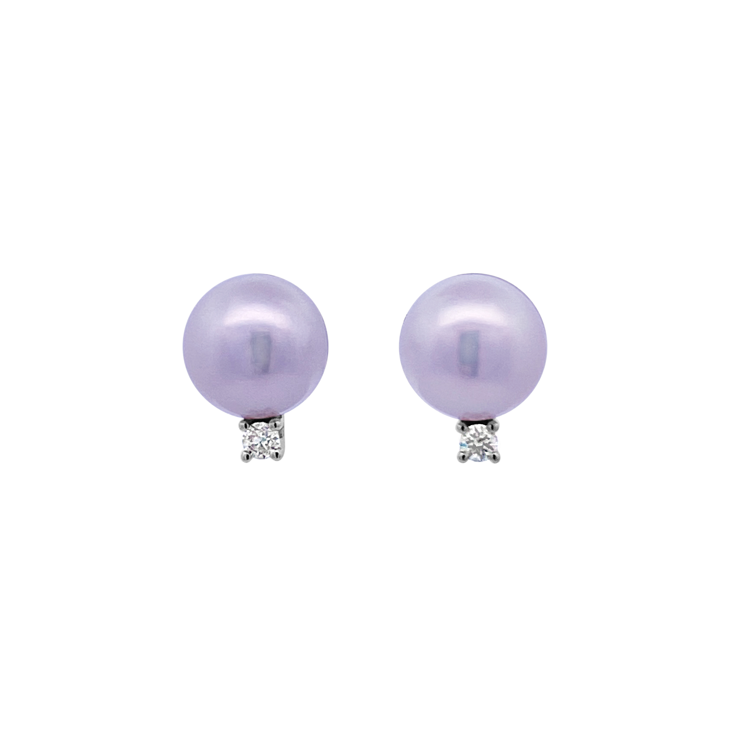 Miyana By Martin Binder Pearl & Diamond Accent Earrings