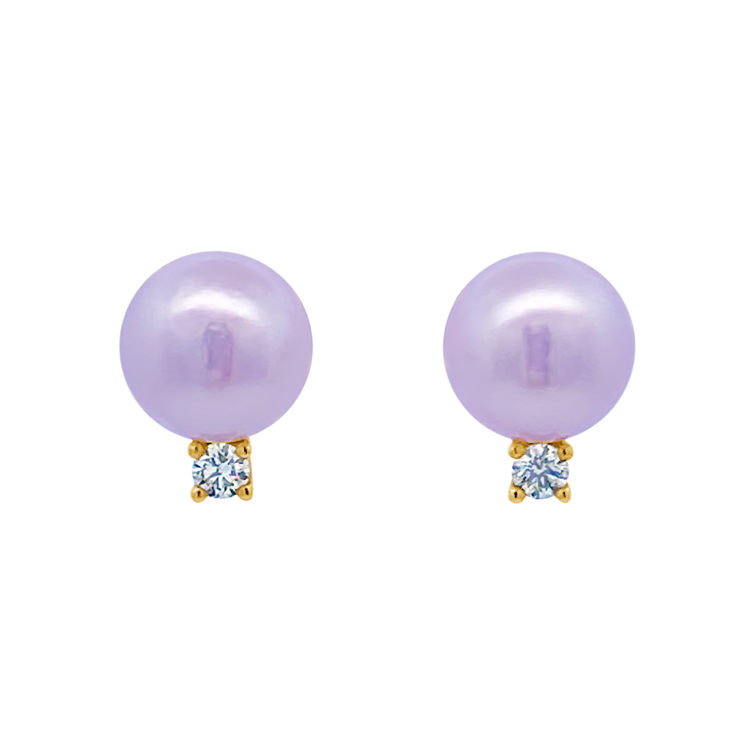 Miyana By Martin Binder Pearl & Diamond Accent Earrings