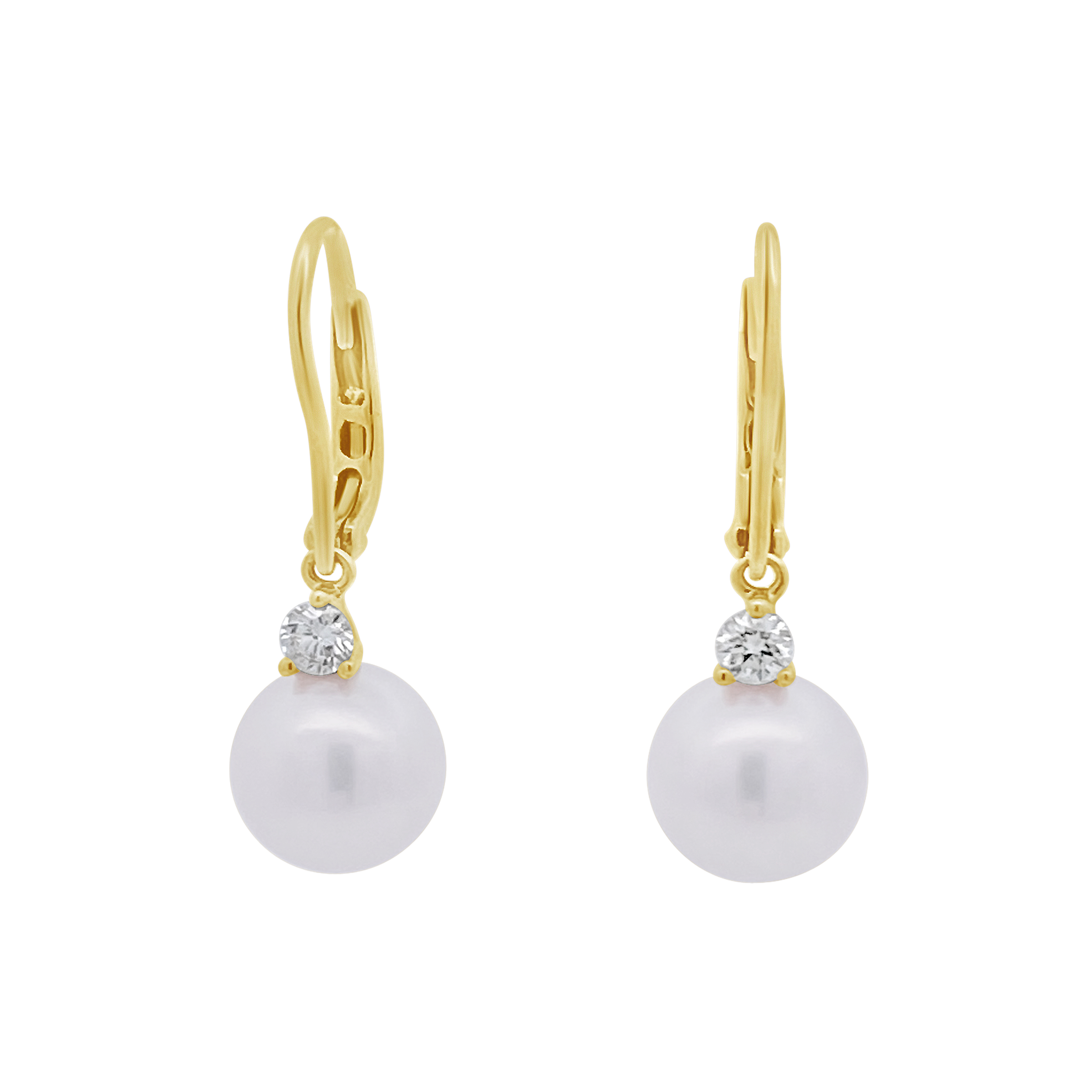 Miyana By Martin Binder Akoya Pearl & Diamond Dangle Earrings