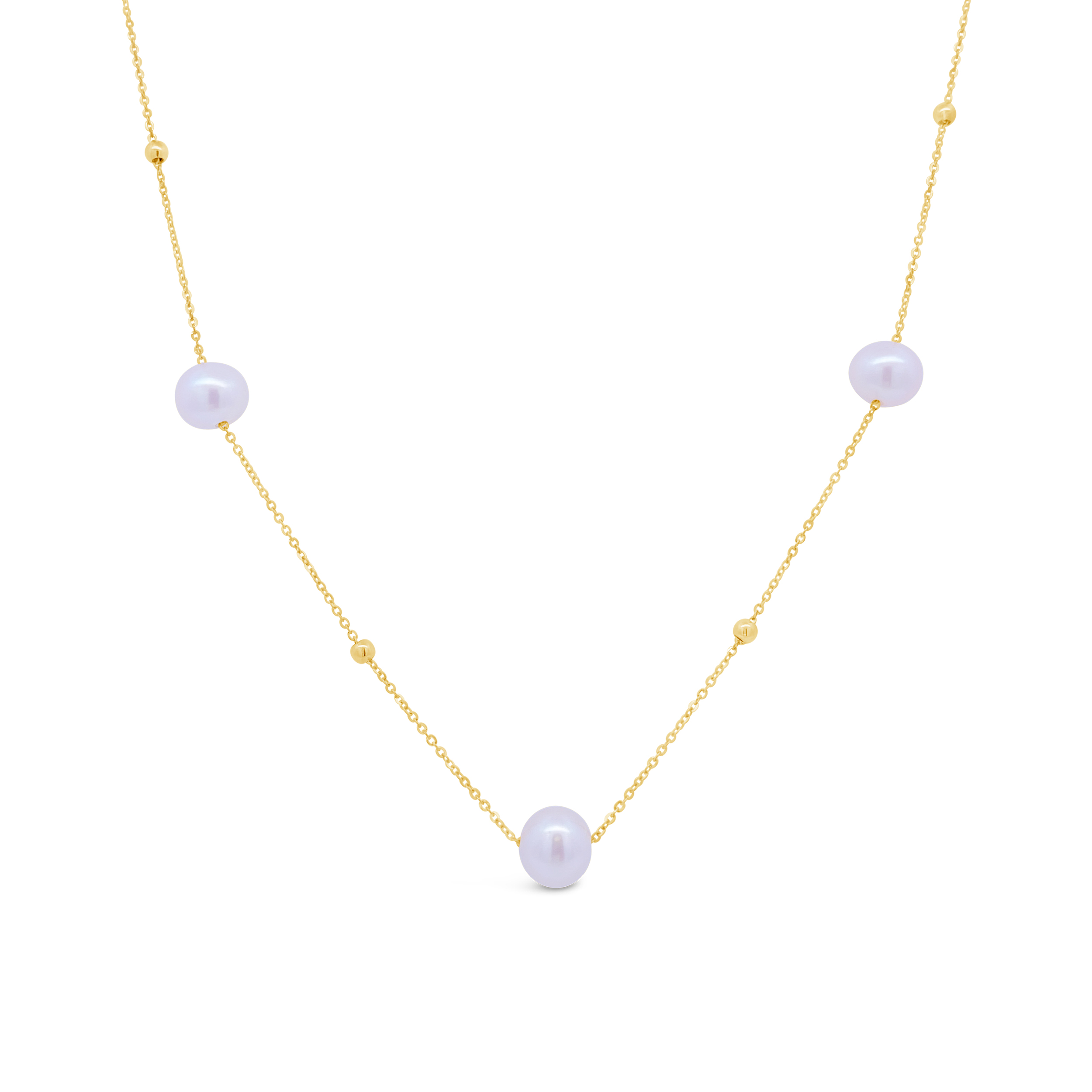 Miyana By Martin Binder Freshwater Pearl Station Necklace