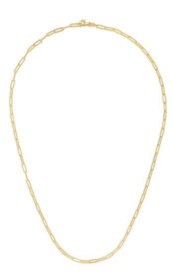 Aura By Martin Binder 2.5mm Paper Clip Chain Necklace