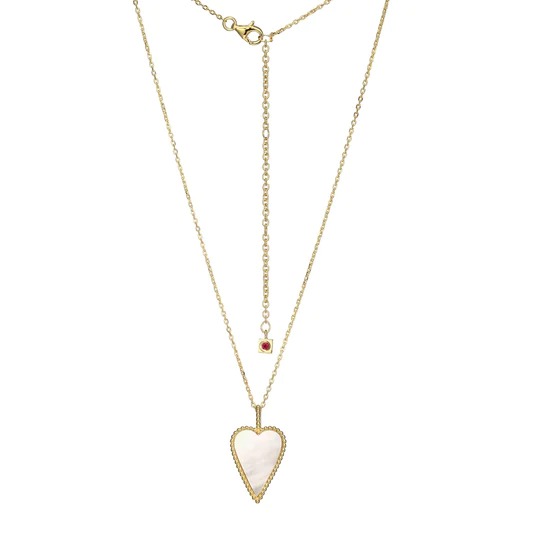 Elle Long Love Heart Necklace