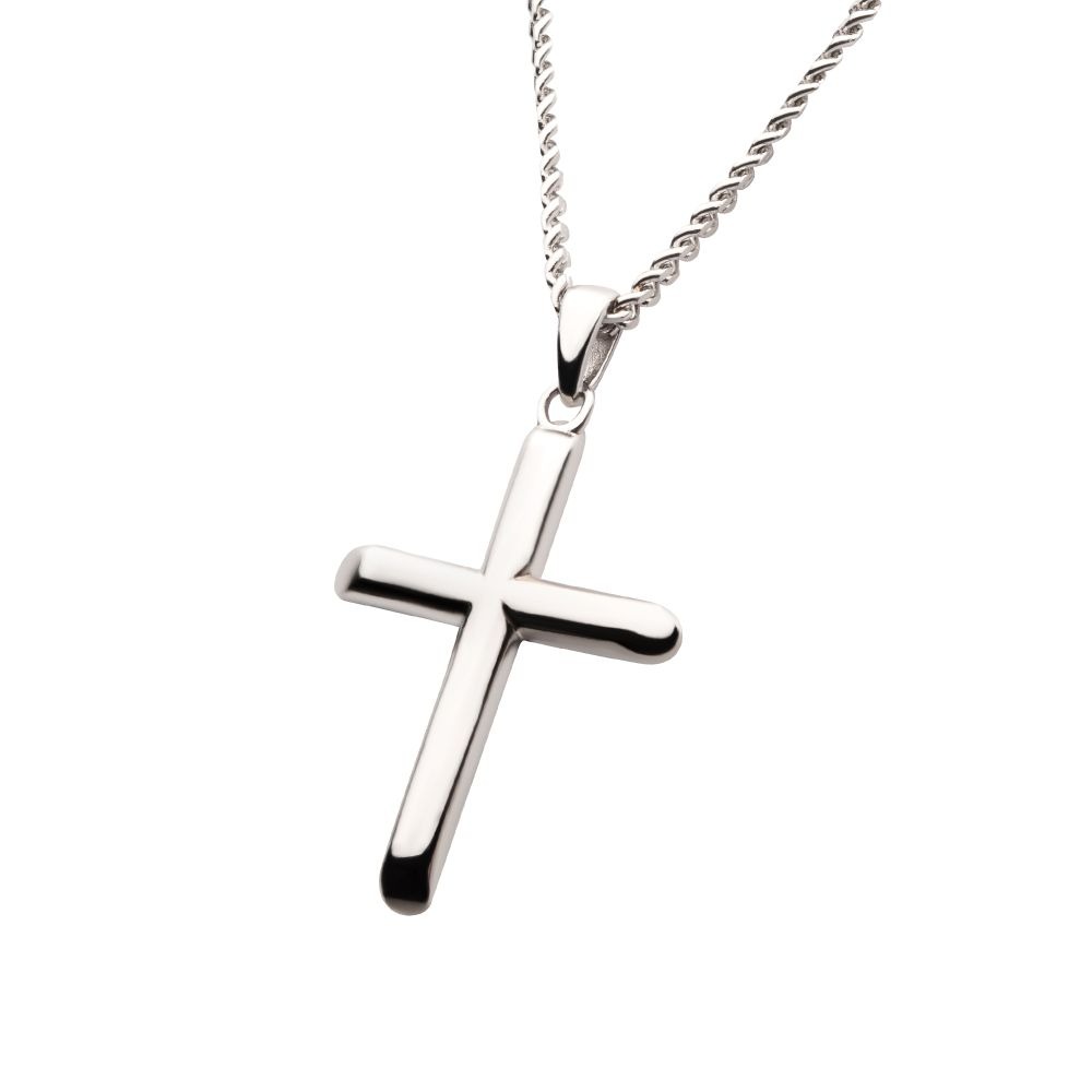 Inox Classic Cross Pendant Necklace