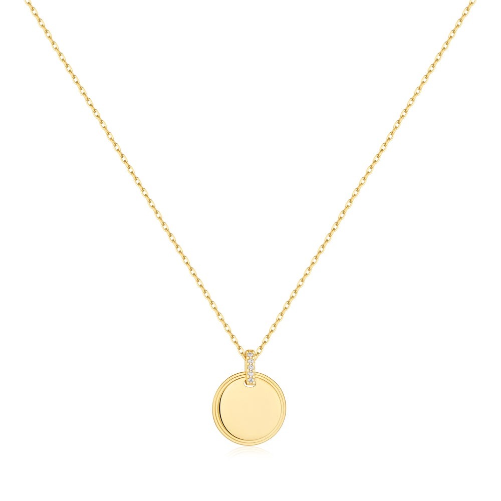 Ania Haie Disc Pendant Necklace