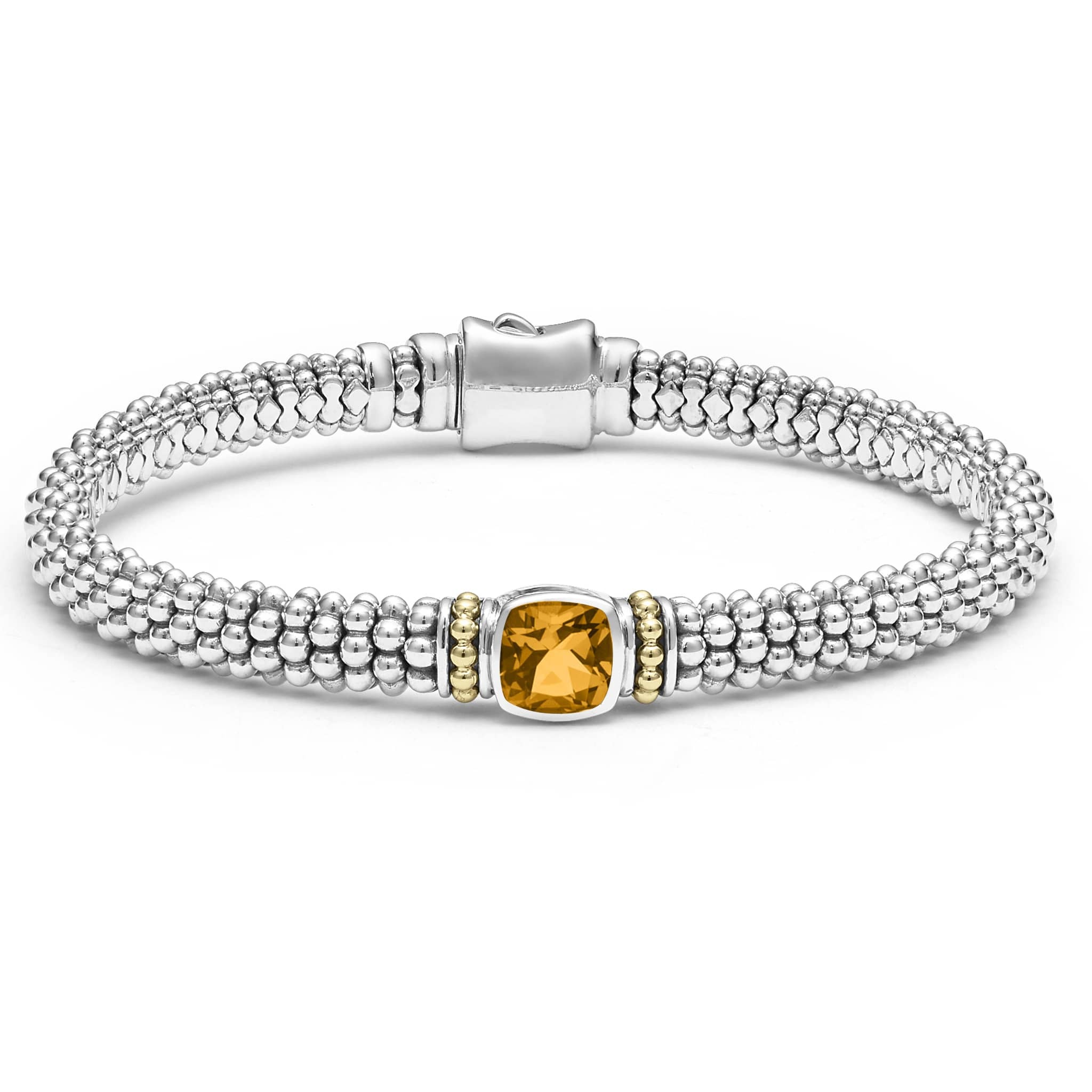 Lagos Caviar Color 6mm Citrine Caviar Bracelet