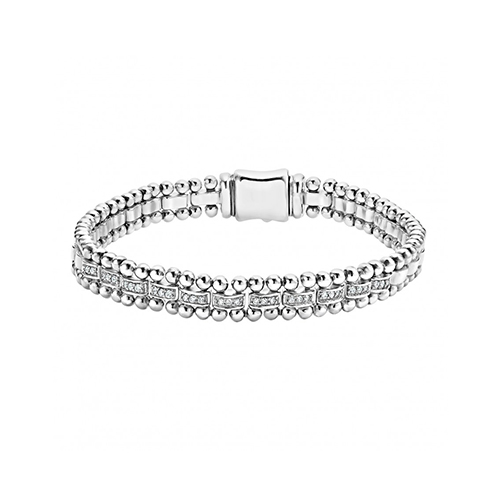 Lagos Caviar Spark Diamond Bracelet