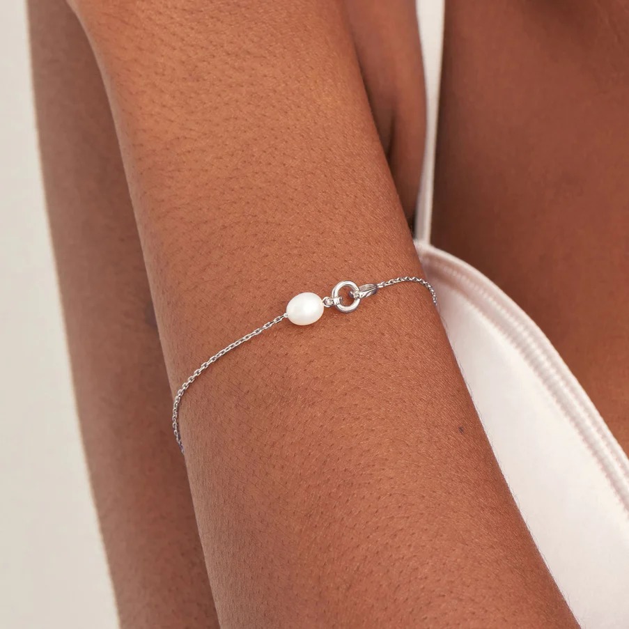 Ania Haie Pearl Link Chain Bracelet