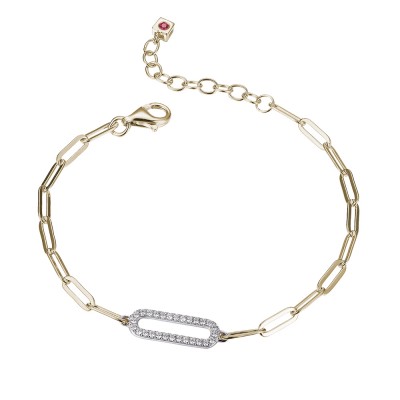 Elle Paperclip Bracelet