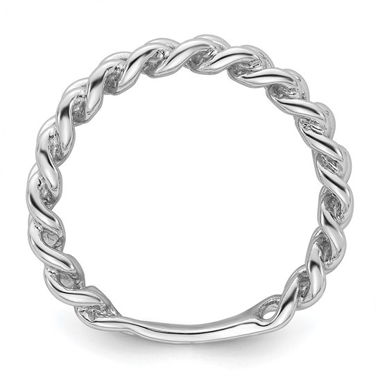 Rox By Martin Binder Sterling Chain Link Fashion Ring