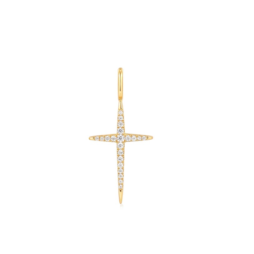 Ania Haie Gold Cross Necklace Charm