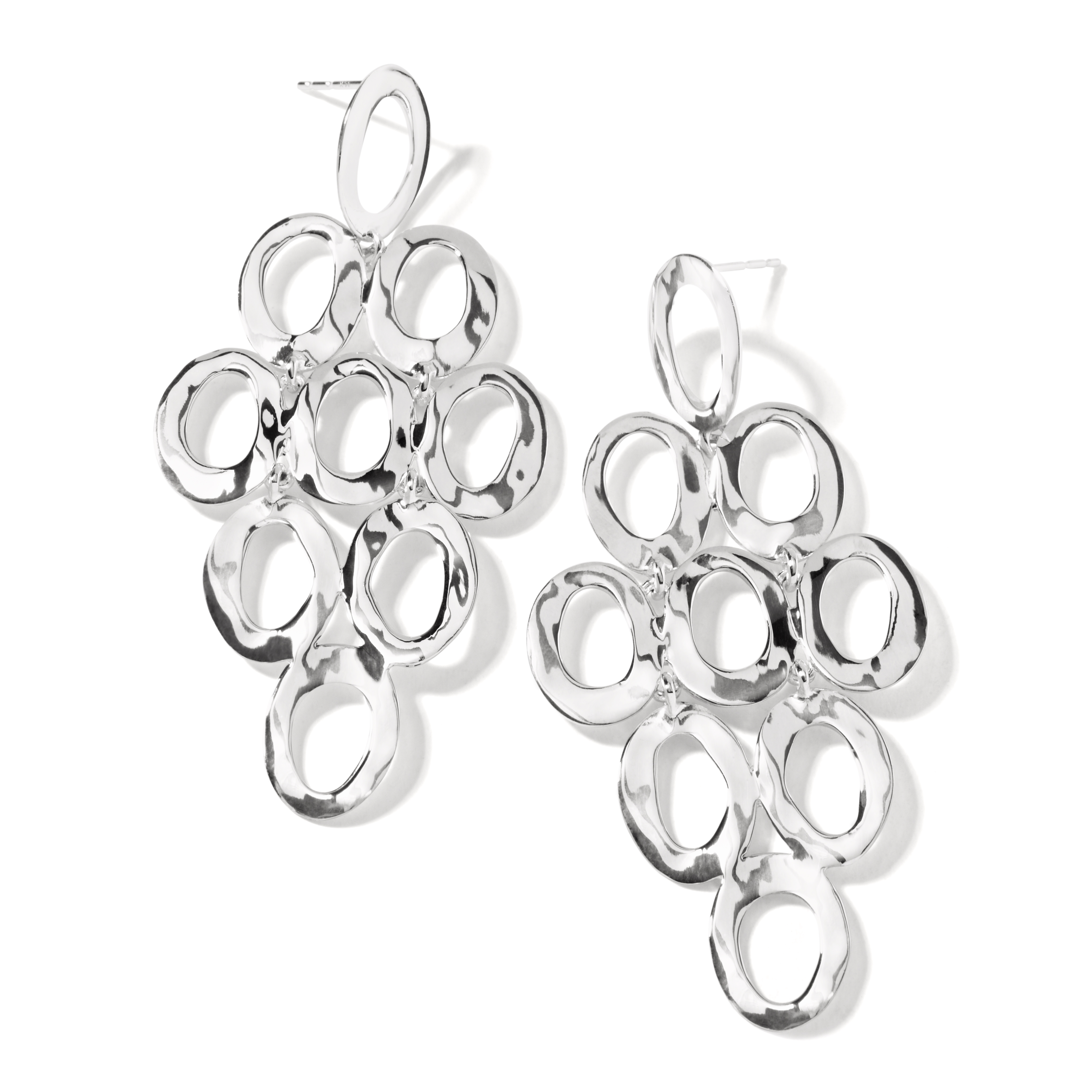 Ippolita Classico Silver Open Cascade Earrings