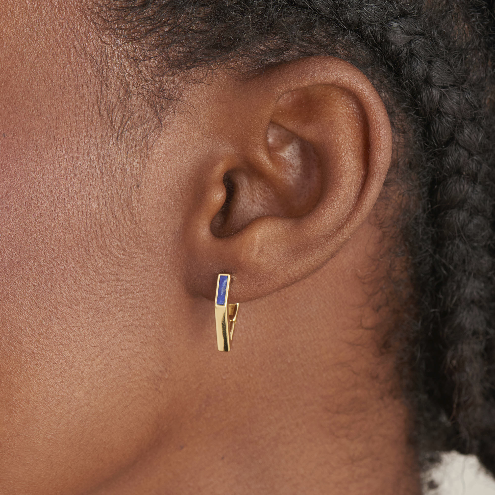 Ania Haie Second Nature Angular Hoop Earrings