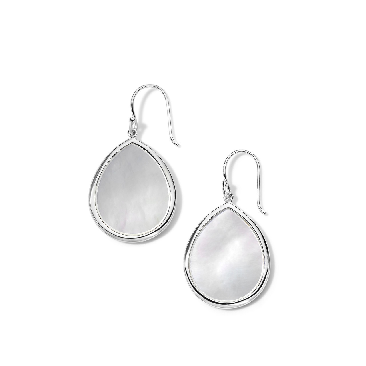 Ippolita Polished Rock Candy Silver Small Teardrop Earrings