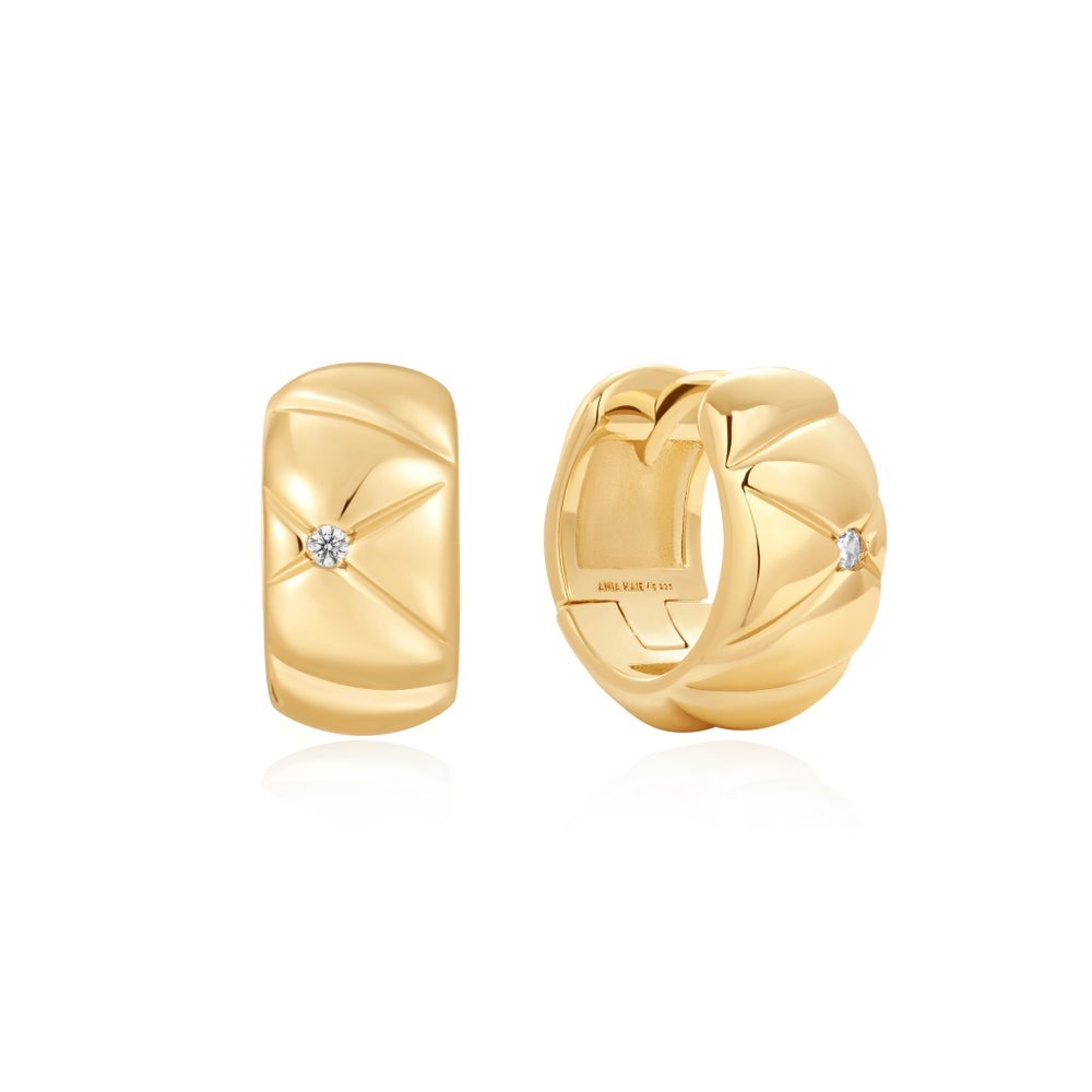 Ania Haie Heart Hunter Kiss Hoop Earrings