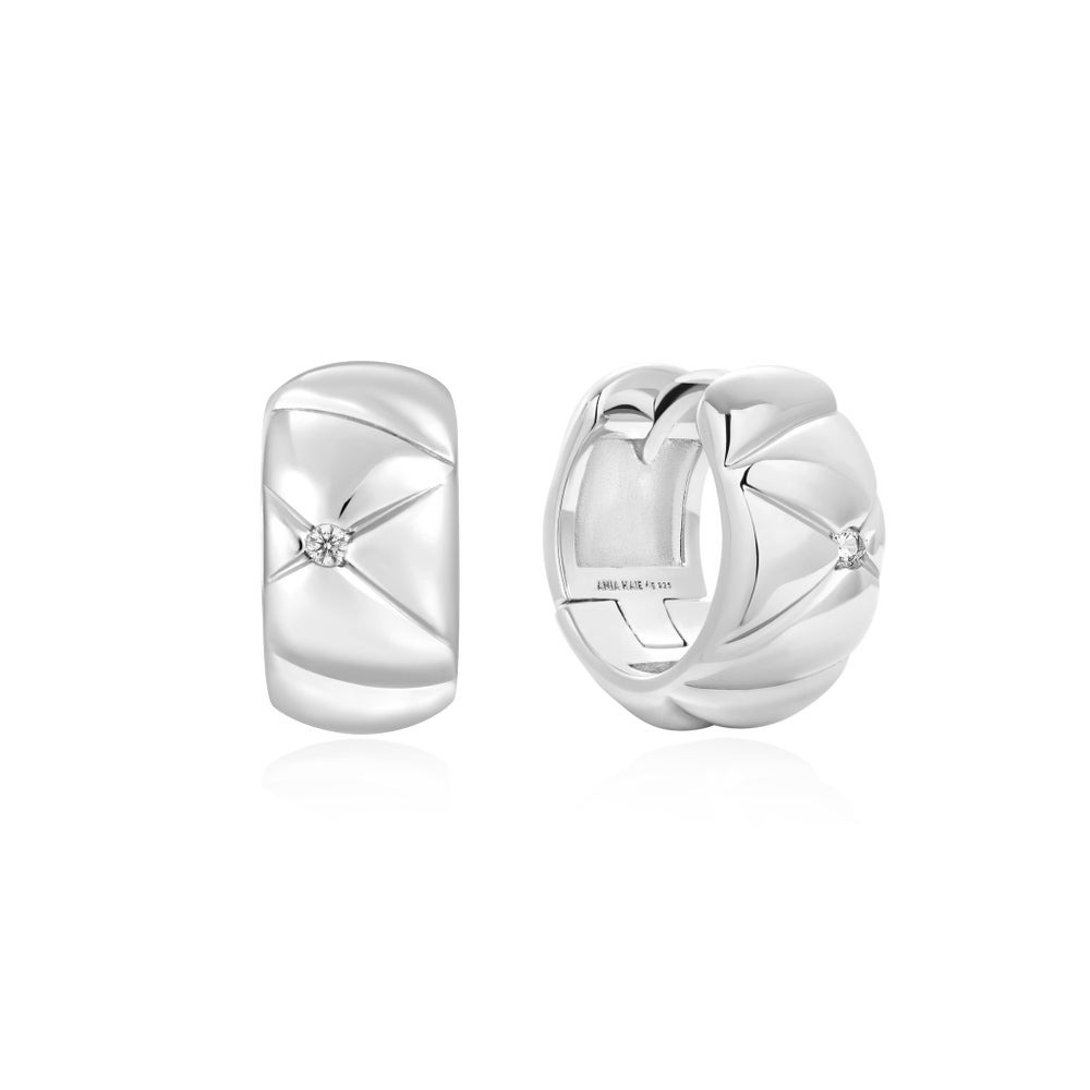 Ania Haie Heart Hunter Kiss Hoop Earrings