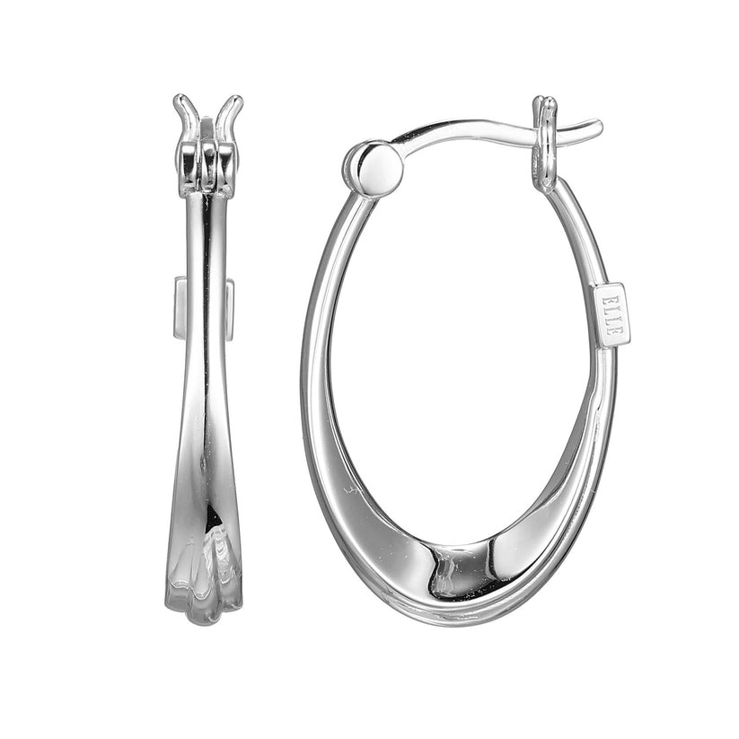 Elle Swirl Hoop Earrings