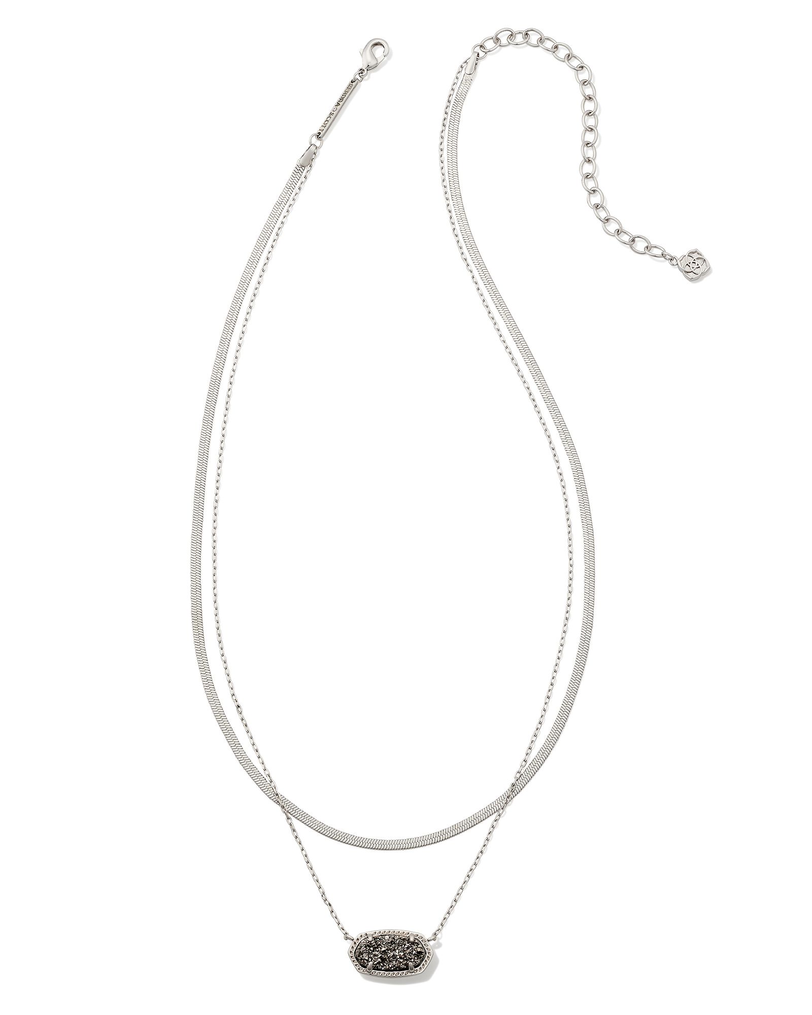 Kendra Scott Elisa Herringbone Multistrand Necklace