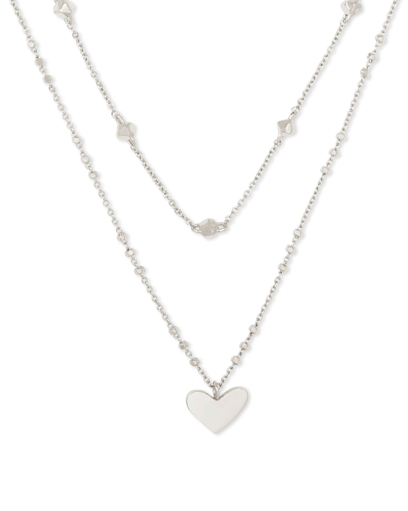 Kendra Scott Ari Heart Multi Strand Necklace