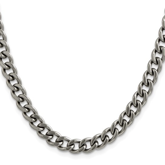 Rox By Martin Binder Titanium 7.5mm 20 Inch Curb Link Chain