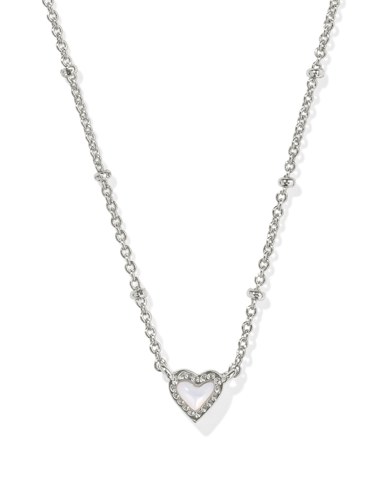 Kendra Scott Mini Ari Heart Satellite Short Necklace