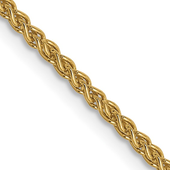 14K YELLOW GOLD 16" 1.5MM SPIGA CHAIN WITH A LOBSTER CLASP