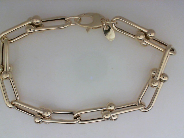 14K YELLWO GOLD 7.5" 14K YELLOW GOLD FANCY LINK BRACELET