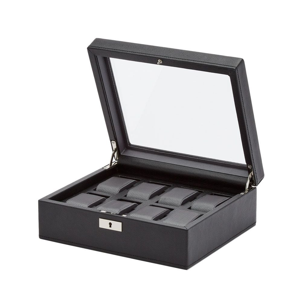 Viceroy 8 Piece Watch Box In Black By Wolf