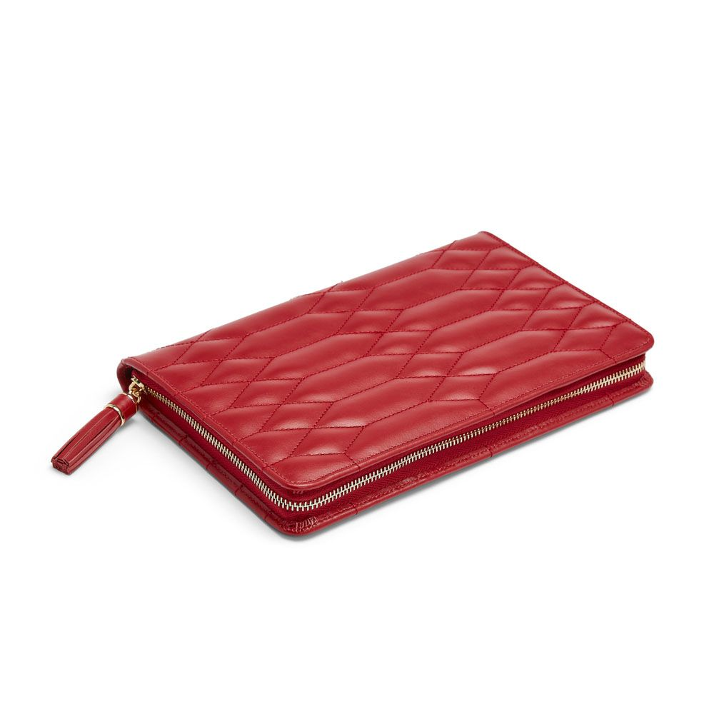 Caroline Large Jewelry Portfolio In Caroline Red By Wolf