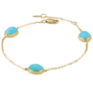 14k Turquoises Bracelet