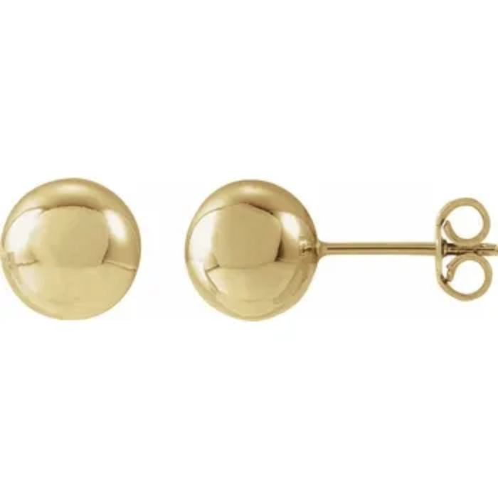 14k Ball Stud Earrings