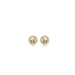 14k Ball Stud Earrings