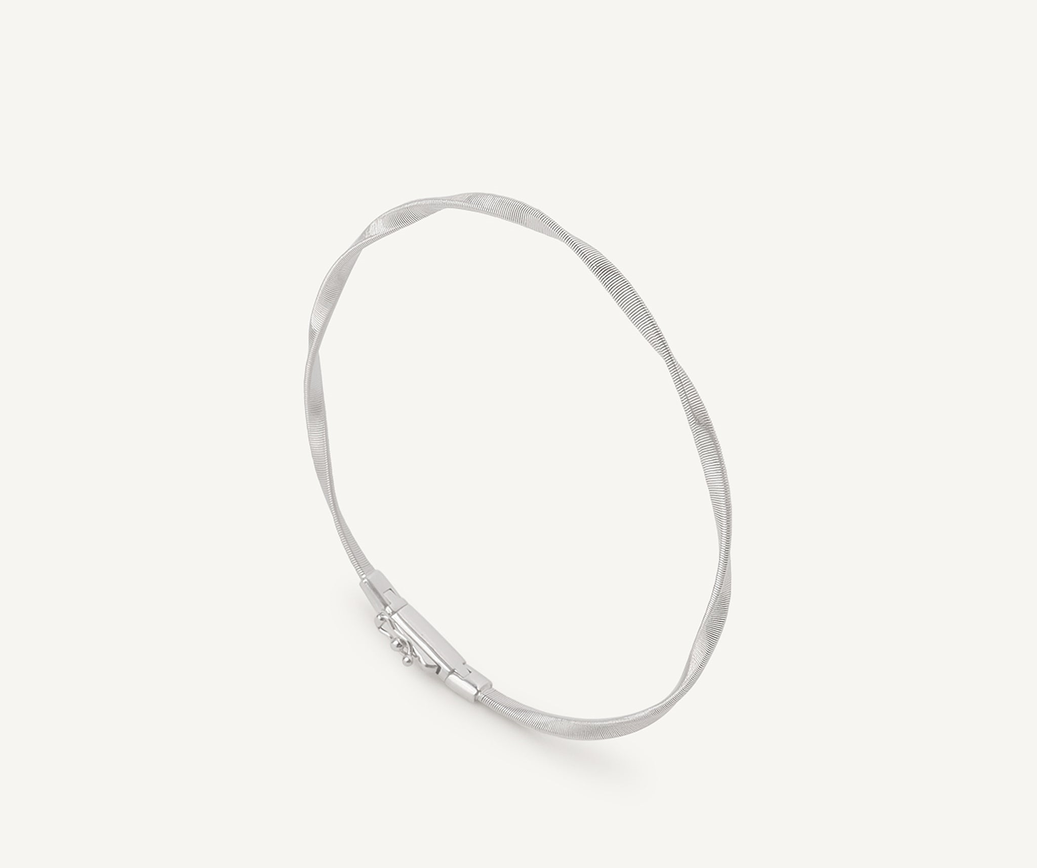 18k White Gold Marrakech Twisted Coil Bracelet By Marco Bicego